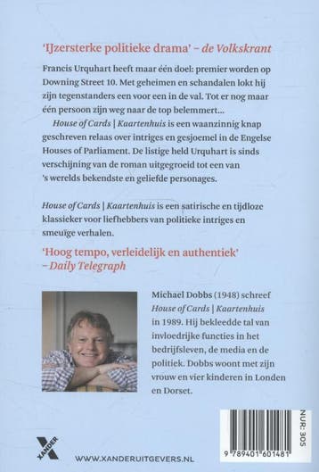 Kaartenhuis 9789401601481 Michael Dobbs, Verzenden, Gelezen, Michael Dobbs