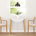 vidaXL Eettafel massief hout naturel rubber, Huis en Inrichting, Tafels | Eettafels, Verzenden, Nieuw