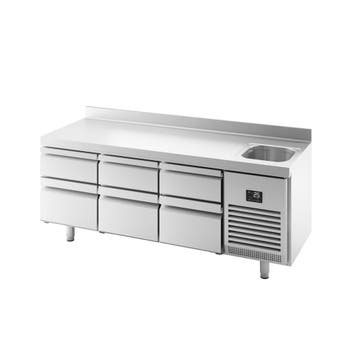 GGM Gastro | Koelwerkbank PREMIUM PLUS - 1960x700mm - 465 |, Verzenden, Nieuw in verpakking, RVS Meubilair