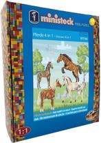 Feuchtmann - 37733 - ministeck 4in1 paarden, Verzenden, Nieuw, Knutselen