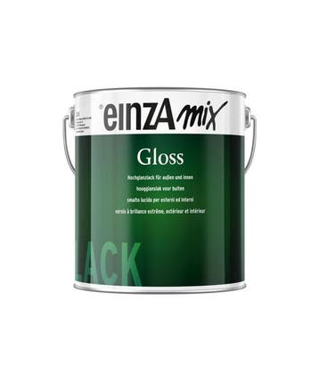 einzA Mix Gloss - alle kleuren - 1 Liter (Lakverf), Overige kleuren, Nieuw, Ophalen of Verzenden, Lak