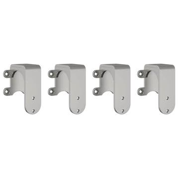 Schuifdeur beugels set - Zwart | Tweedekansje | OP=OP, Ophalen of Verzenden, Zo goed als nieuw, Rvs, Overige typen