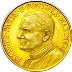 Vaticaan. Silver medal 1978 Pope John Paul II 1978-2005,