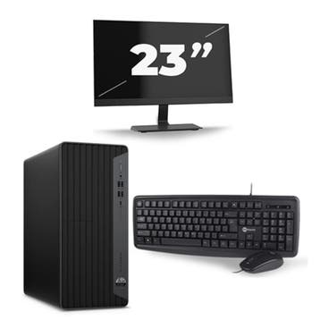 HP EliteDesk 800 G6  -   i7-10e  - 16GB  - 256GB  + 1x 23 in, Qwerty, Verzenden, Refurbished, HP