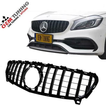 GTR GRILLE | W176 A-Class | | 2012-2015| AMG 45 | ZWART, Voor, Mercedes-Benz, Nieuw, Ophalen of Verzenden