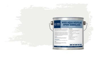 Wixx Aqua Houtlak Spray Zijdeglans RAL 9016 | Verkeerswit, Wit, Nieuw, Lak, Verzenden