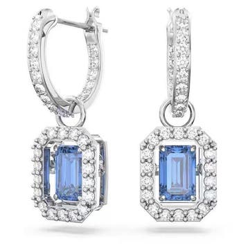 Swarovski - kristal, Metaal - Oorbellen - Een paar