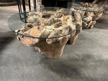 Salontafel Amazones Ovaal | World of Brosi, Ophalen of Verzenden, Nieuw