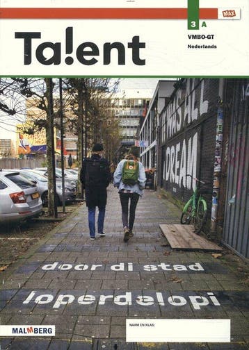 9789402069471 Talent MAX 3A vmbo-gt | Tweedehands, Verzenden, Zo goed als nieuw, Malmberg-Max