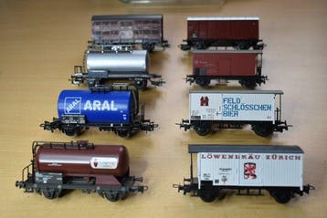 Märklin, Liliput H0 - diverse - Modeltrein goederenwagonset, Nieuw