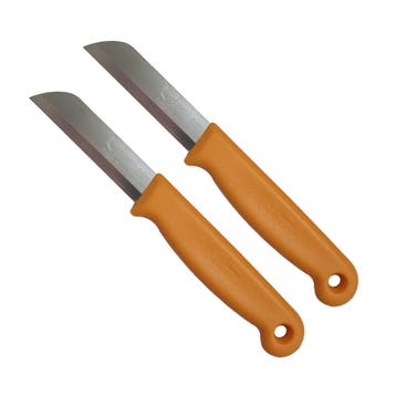 Solingen Schilmesje – RVS Glad – 16 cm met Blade Cover, Ophalen of Verzenden, Nieuw, Rvs of Chroom