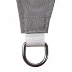 Malatec waterproof schaduwdoek grijs UV bestendig  3.6 x 3.6, Ophalen of Verzenden, Nieuw