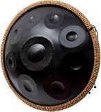 Handpan Zwart 10 Tonen - Gratis verzending en Gravering, Muziek en Instrumenten, Percussie, Verzenden, Nieuw, Melodische percussie