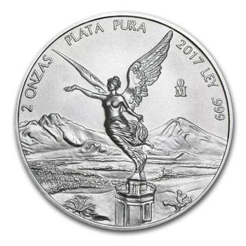 Mexican Libertad 2 oz 2017, Verzenden, Zuid-Amerika, Losse munt, Zilver