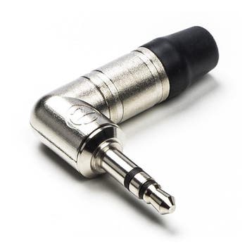 3.5 mm jack plug | M | Neutrik (Stereo, Metaal, Haaks), Verzenden, Nieuw