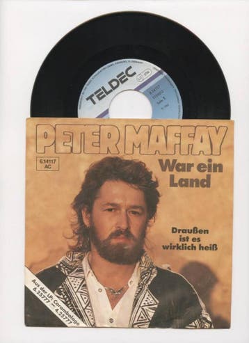 Peter Maffay – War Ein Land / Draussen Ist Es Wirklich Heiss, Cd's en Dvd's, Vinyl Singles, Ophalen of Verzenden, Nieuw in verpakking