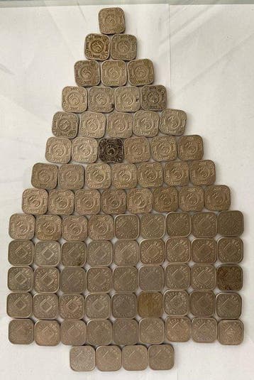 Nederlandse Antillen. 5 Cent Lot 85 stuks (Zonder, Postzegels en Munten