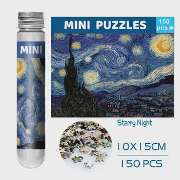 150-delige Puzzel in Proefbuis: Van Gogh's Sterrennacht - Un, Verzenden, Nieuw
