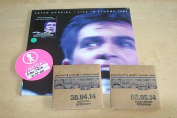 Peter Gabriel - Live in Athens 2LP + 2x Official 2CDs live, Nieuw in verpakking
