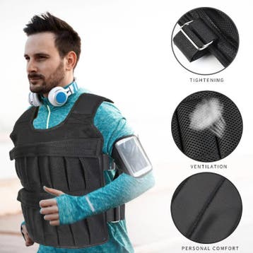 Verstelbaar Gewichtsvest 3/15/35KG voor Fitness Training, Verzenden, Nieuw