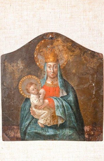 Oostenrijkse school (XIX) - Maria lactans - Immagine della