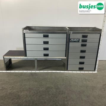 Aluca bedrijfswageninrichting 2250x420x1050mm (3202), Ophalen of Verzenden