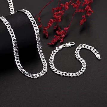 Zonder minimumprijs - Ketting Zilver - Verpakking 2x1, Sieraden, Tassen en Uiterlijk