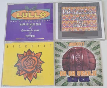 Bundel van 4 Jiskefet - De Lullo's CD Singles, Verzenden, Nieuw in verpakking