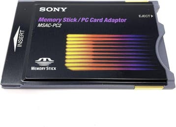 Sony Memory Stick PC Card Adapter MSACPC2, Verzenden, Zo goed als nieuw