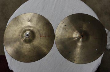Paiste - Dixie 14 medium - Hi-hat bekken set - Zwitserland, Nieuw