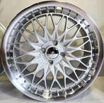 17 inch 4x100 JF Luxury XTX003 Silver velgen 7.5J ET40, Auto-onderdelen, Banden en Velgen, Ophalen of Verzenden, Nieuw, 17 inch