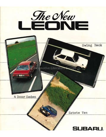 1980 SUBARU LEONE BROCHURE JAPANS, Nieuw, Author