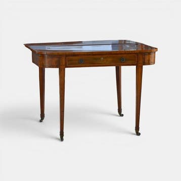 Speeltafel - Mahonie, Messing - Speeltafel
