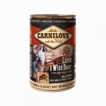 Carnilove Dog Blik - Lam / Wild Zwijn 400g, Verzenden