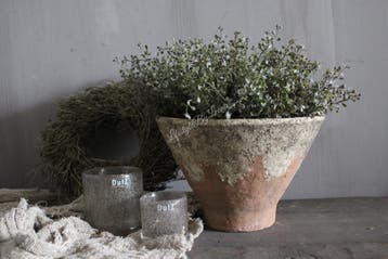Ronde stenen pot / vijzel model 29 x 29 cm, Ophalen of Verzenden, Nieuw