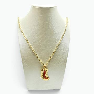 Koraal - Brons - Ketting met hanger - Italiaans handwerk
