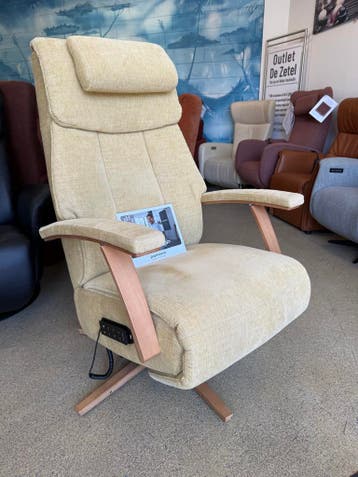 sta op stoel relax fauteuil relaxfauteuil staopstoel, Verzenden, Zo goed als nieuw, Leer, Gratis bezorging regio Utrecht 