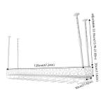 Plafond Wijnrek met Glashouder – Verstelbaar Opslagrek, Verzenden, Nieuw