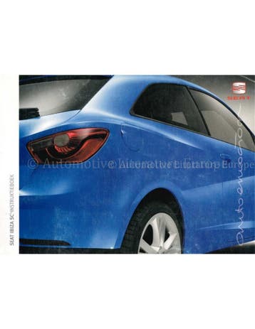 2010 SEAT IBIZA SC INSTRUCTIEBOEKJE NEDERLANDS, Auto diversen, Handleidingen en Instructieboekjes