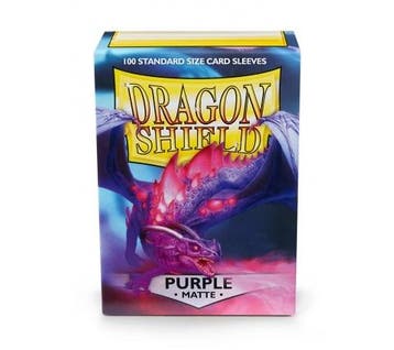 Dragon Shield Sleeves Matte Purple (100 pieces), Ophalen of Verzenden, Nieuw