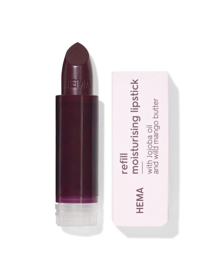 HEMA Navulling moisturising lipstick 46 powerful plum -, Sieraden, Tassen en Uiterlijk, Uiterlijk | Cosmetica en Make-up, Nieuw