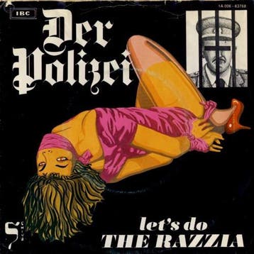 vinyl single 7 inch - Der Polizei - Lets Do The Razzia, Verzenden, Zo goed als nieuw, 7 inch, Rock en Metal