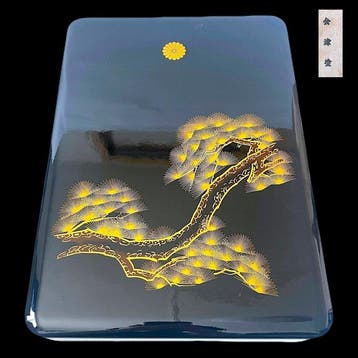 Japanese Aizu Lacquer () Fubako  (Document Box) – with