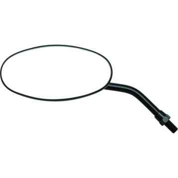 BikeMaster Adjustable Oval Mirror 10mm - Each - Black, Ophalen of Verzenden