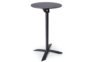 Statafel Helsinki | 60 cm | opklapbaar, Tuin en Terras, Tuintafels, Ophalen of Verzenden, Nieuw, Rond, Kunststof