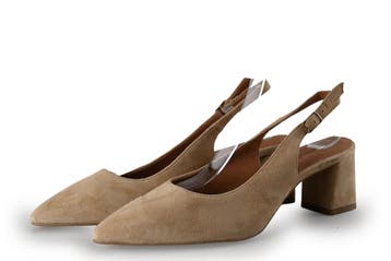 No Stress Slingbacks in maat 41 Beige, Kleding | Dames, Verzenden, Beige, Zo goed als nieuw, No Stress