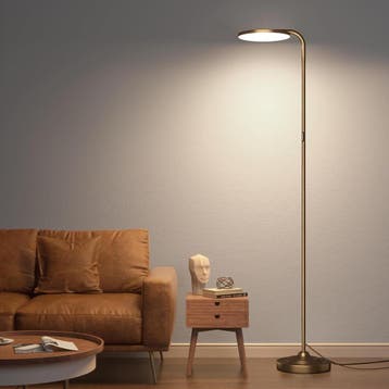 Design Vloerlamp 2400lm | Laatste Stuk! | Retourdeal, Huis en Inrichting, Ophalen of Verzenden, Zo goed als nieuw, Metaal, Modern