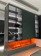 3D waterdamp haard met LED-vlam, geluid en luchtbevochtiger, Verzenden, Nieuw