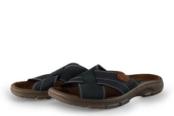 Sub55 Comfort Collection Slippers in maat 45 Blauw, Kleding | Heren, Slippers, Sub55 Comfort Collection, Zo goed als nieuw, Verzenden