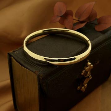 Gouden slavenarmband, Ophalen of Verzenden, Gebruikt, Overige kleuren, Goud